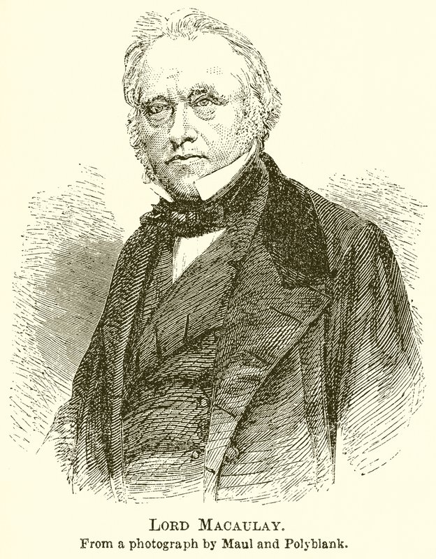 Lord Macaulay by English School