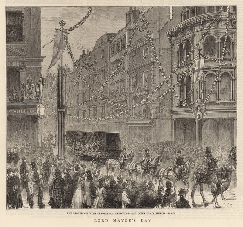 Lord Mayors Day: Gracechurch Caddesi