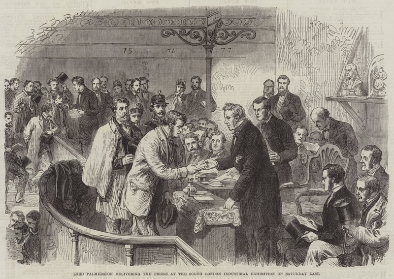Lord Palmerston, Cumartesi günü Güney Londra Endüstri Fuarı