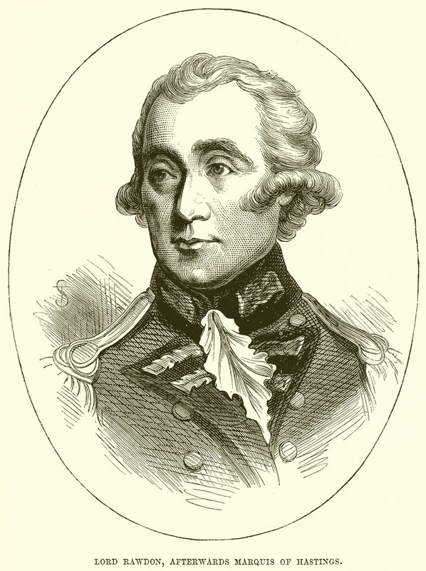 Lord Rawdon, daha sonra Hastings Markisi by English School