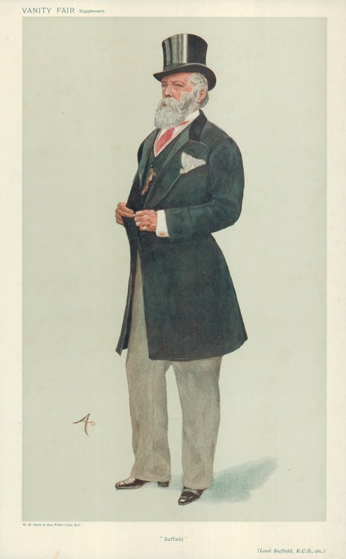 Lord Suffield, Suffield, 17 Temmuz 1907, Vanity Fair karikatürü by English School