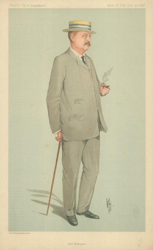Lord Waldegrave, Earl Waldegrave, 9 Ekim 1912, Vanity Fair karikatürü by English School