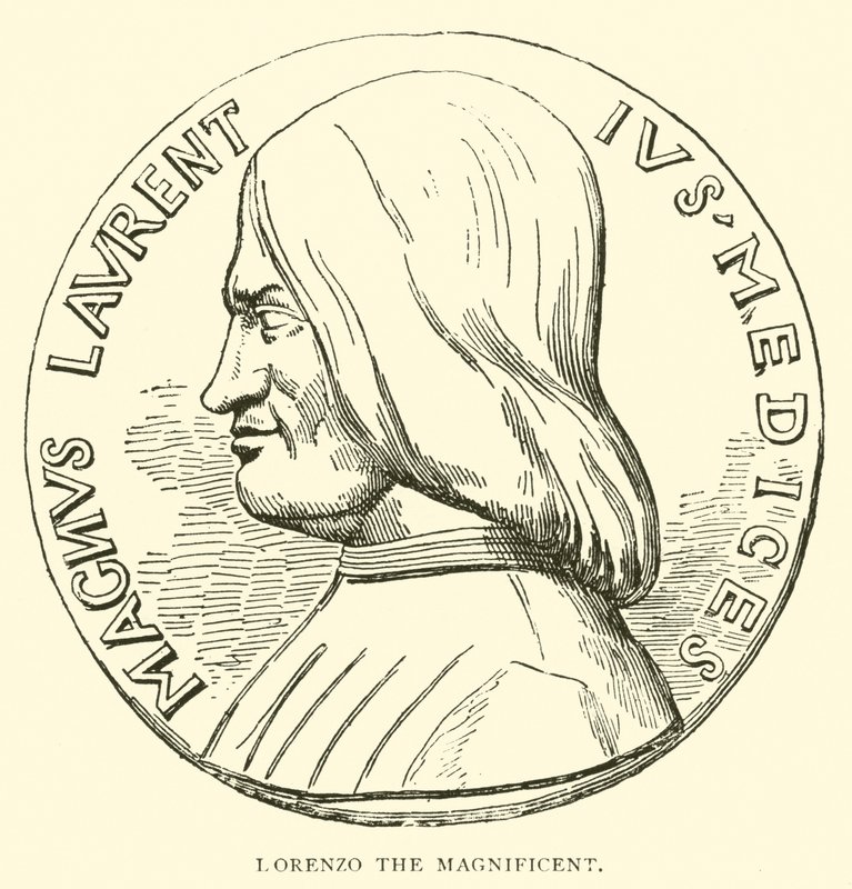 Muhteşem Lorenzo (gravür) by English School
