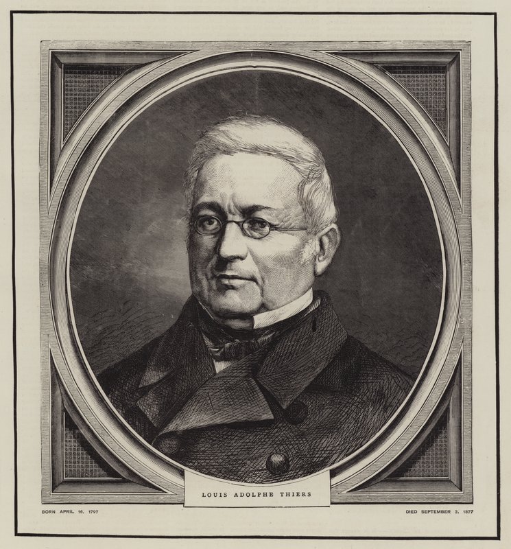 Louis Adolphe Thiers (gravür) by English School