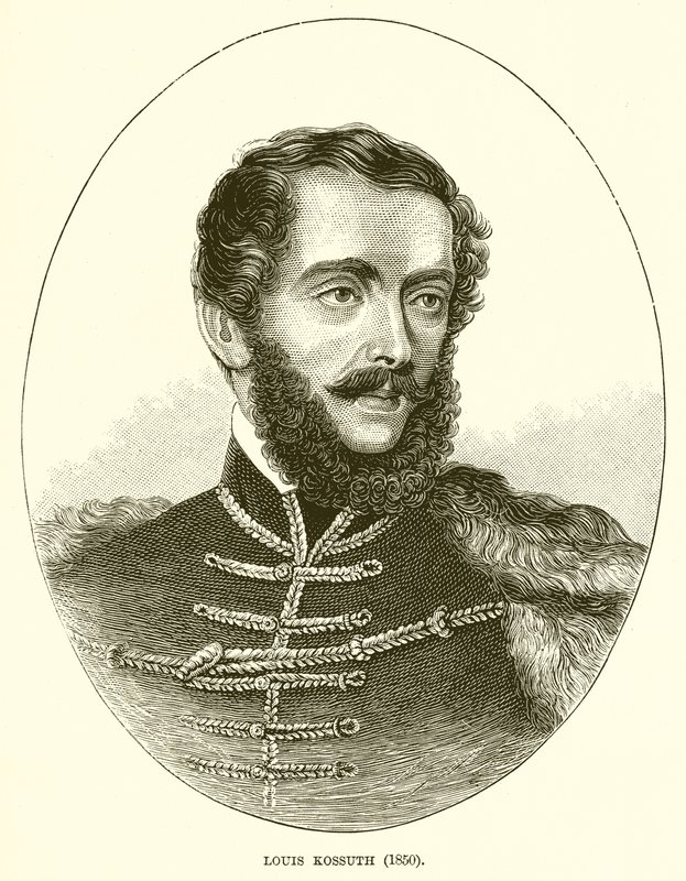 Louis Kossuth (1850) by English School
