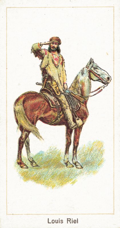 Louis Riel (chromolitho) by English School