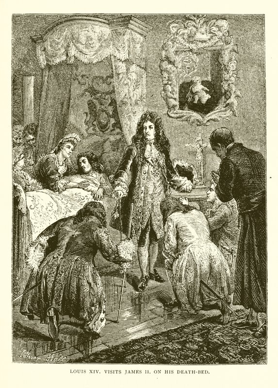 Louis XIV, James II