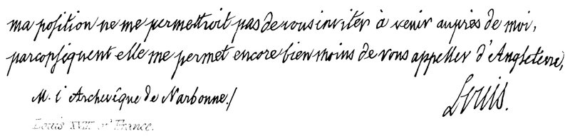 Fransa Kralı XVIII. by English School