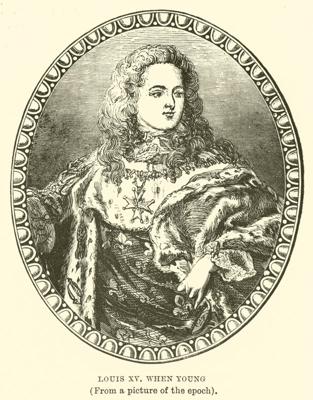 Louis XV gençken by English School