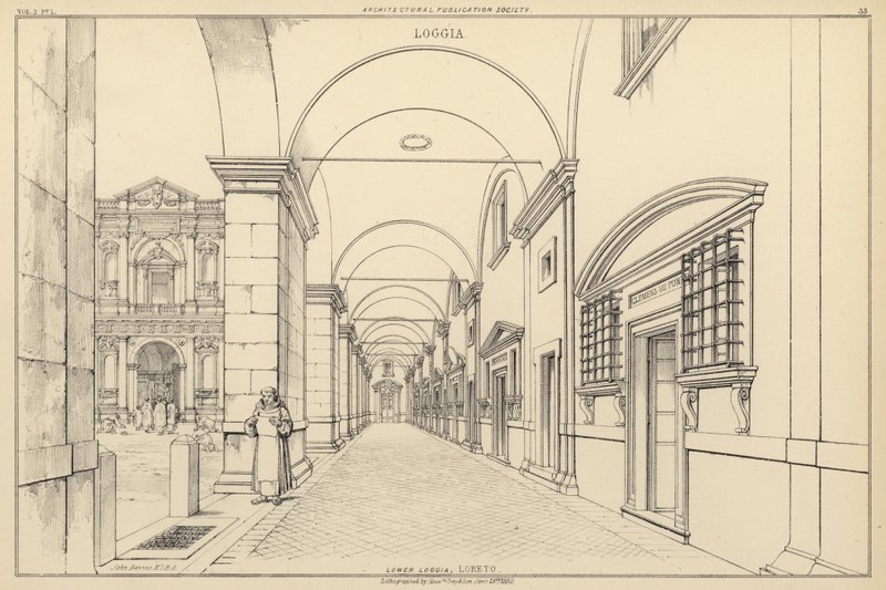 Aşağı Loggia, Loreto, İtalya (lito) by English School