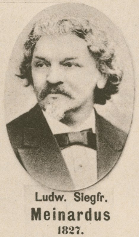 Ludwig Siegfried Meinardus (gravür) by English School