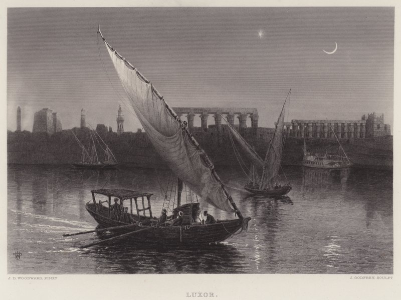 Luksor (gravür) by English School