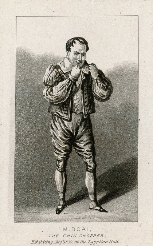 M Boai, Çene Doğrayıcı. Ağustos 1830, Mısır Salonu by English School