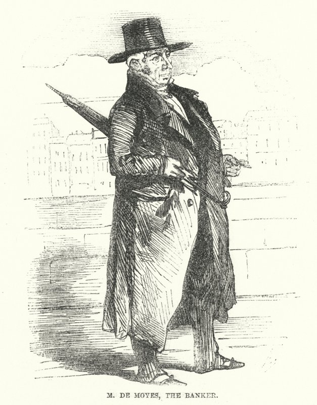 M De Moyes, Bankacı (gravür) by English School