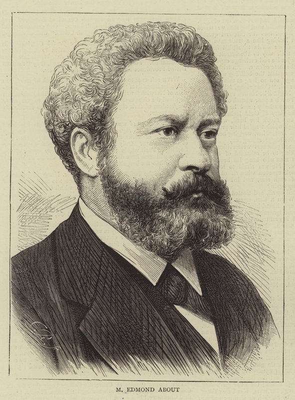 M Edmond Hakkında (gravür) by English School