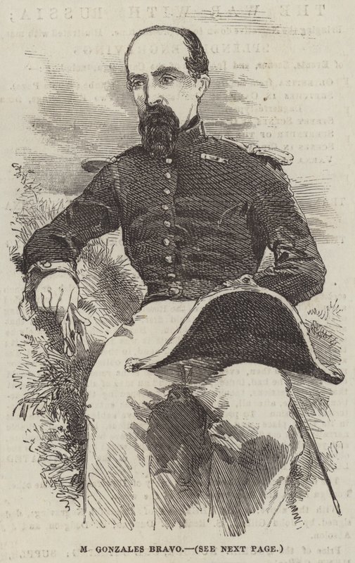 M Gonzales Bravo (gravür) by English School