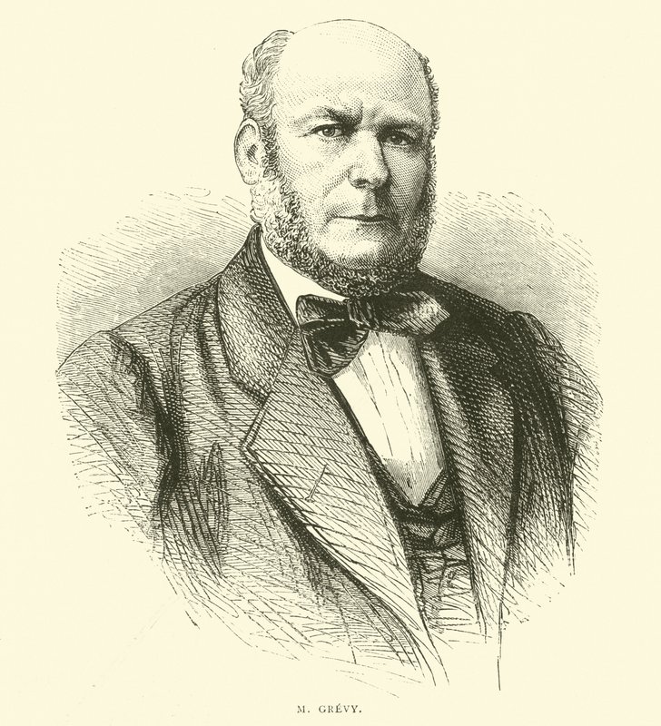 M Grevy, Ekim 1870 by English School