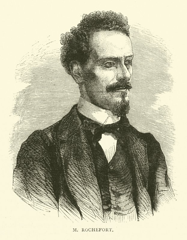 M Rochefort, Ocak 1871 by English School
