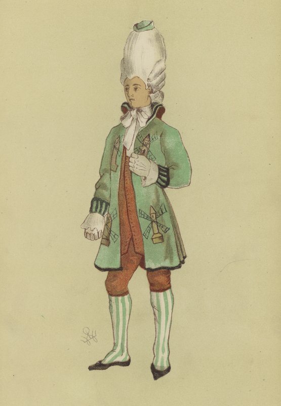 George III saltanatının makarnaları by English School