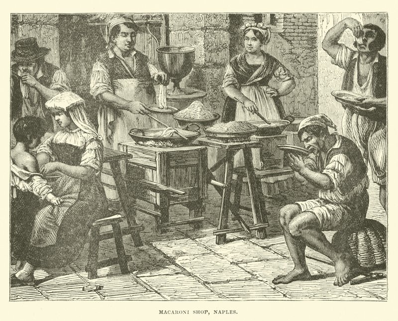 Makarna dükkanı, Napoli by English School