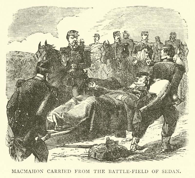 Macmahon, Sedan Savaş Alanından taşınan, Eylül 1870 by English School