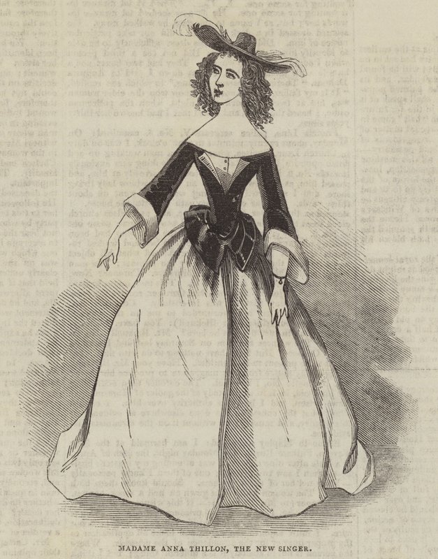 Madam Anna Thillon, Yeni Şarkıcı by English School