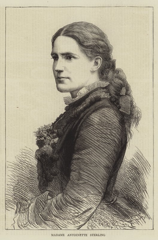 Madam Antoinette Sterling (gravür) by English School