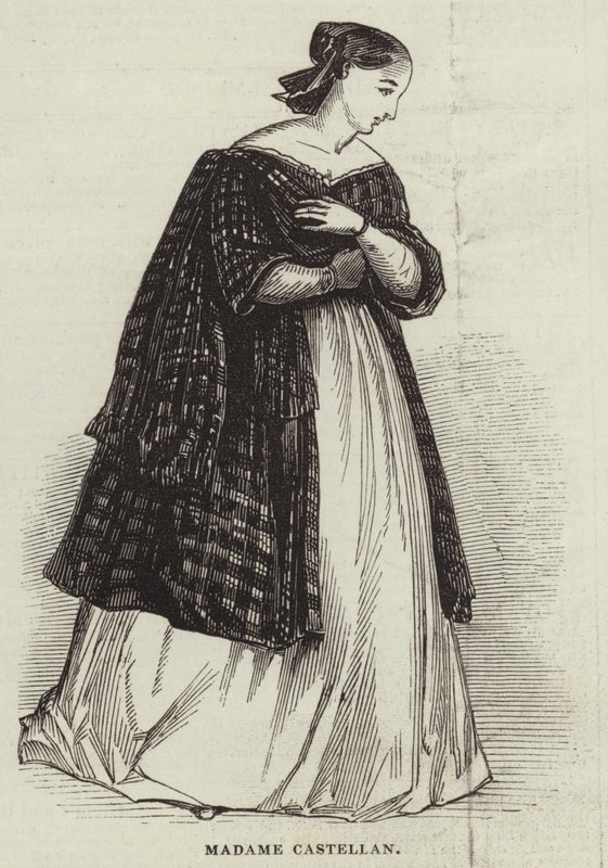 Madam Castellan (gravür) by English School