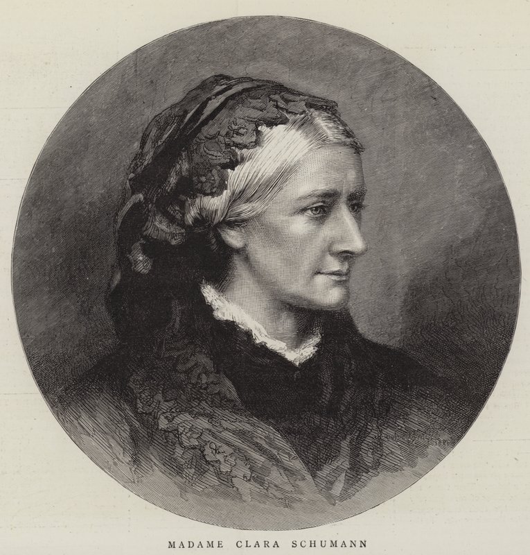 Madam Clara Schumann (gravür) by English School