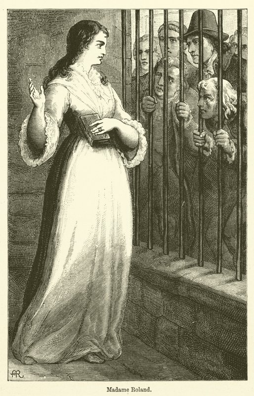 Madam Roland (gravür) by English School