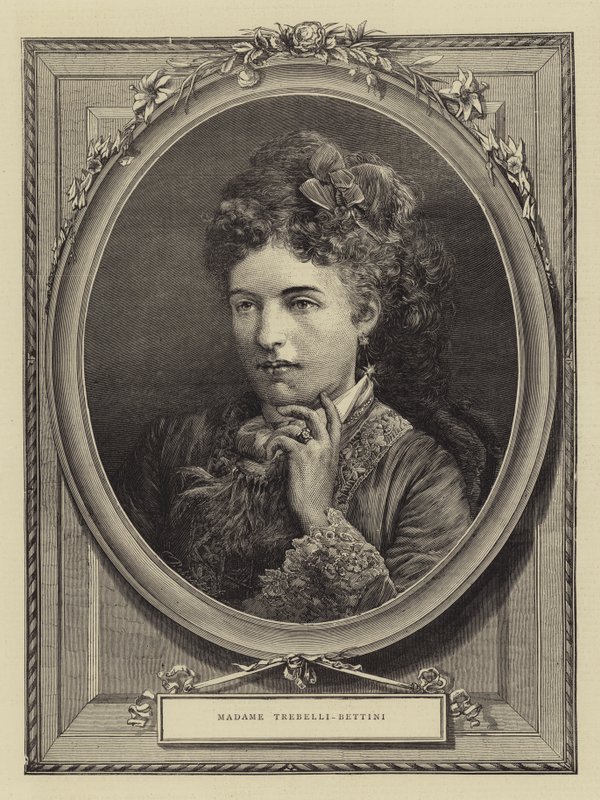 Madam Trebelli-Bettini (gravür) by English School