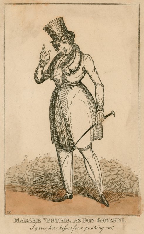 Madam Vestris Don Giovanni olarak by English School