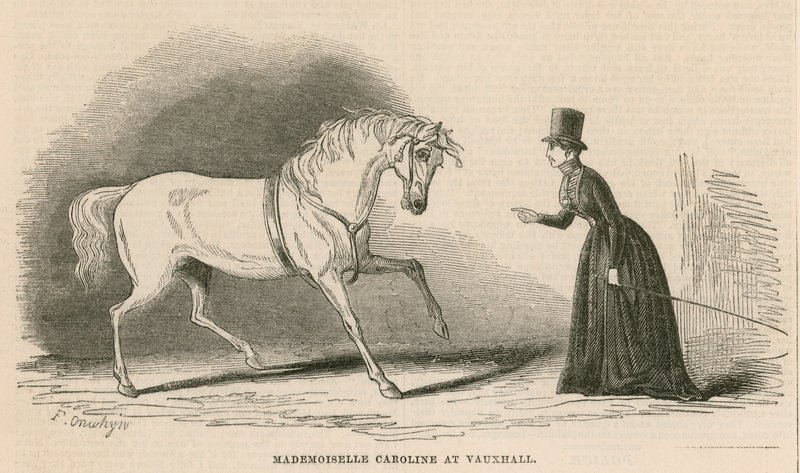 Matmazel Caroline, Londra