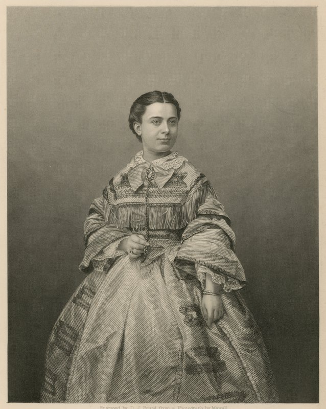 Mademoiselle Piccolomini, opera sanatçısı by English School