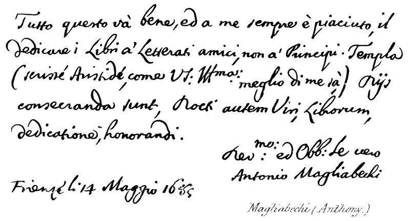 Magliabechi (Anthony) by English School