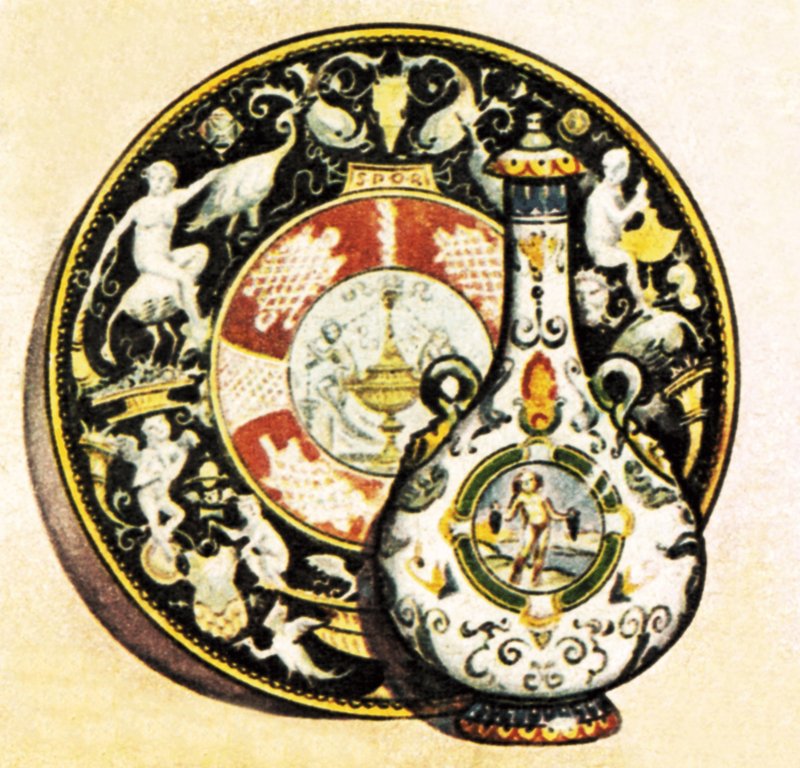 Majolica by English School