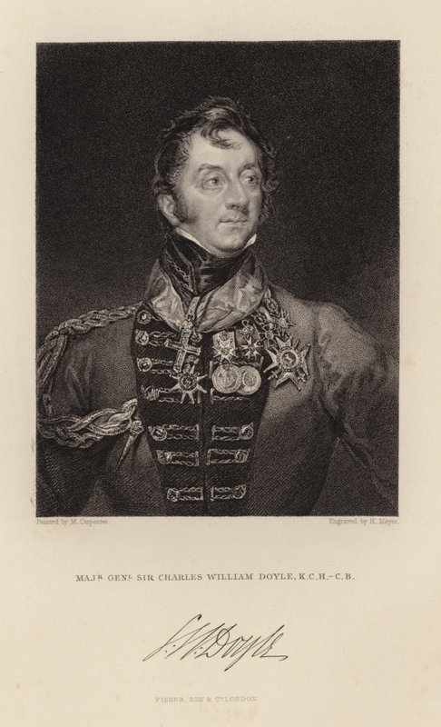 Tümgeneral Sir Charles William Doyle by English School