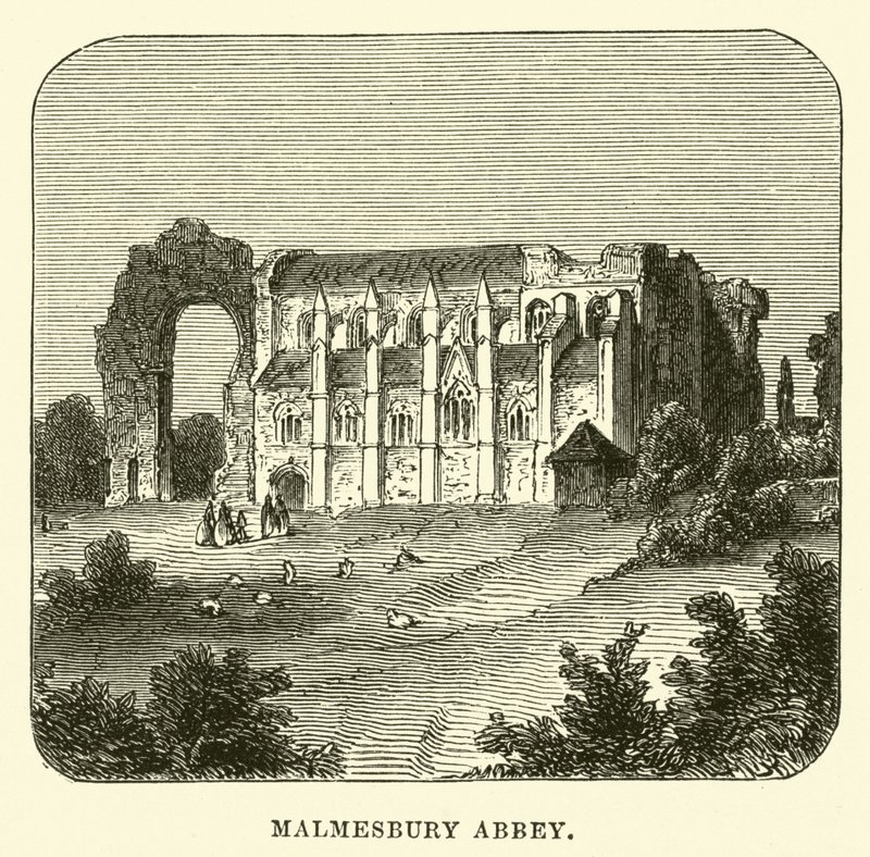 Malmesbury Manastırı by English School