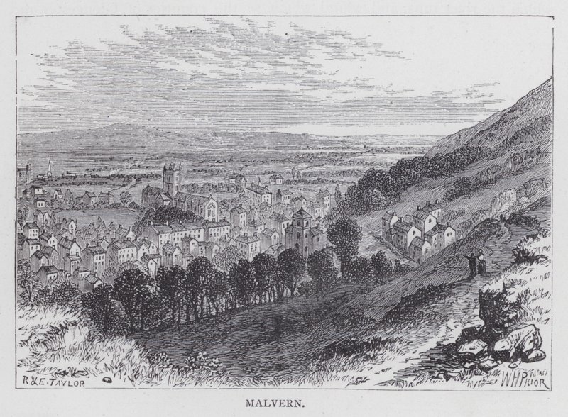 Malvern (gravür) by English School