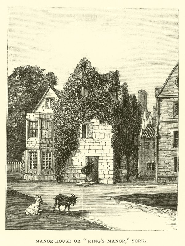 Manor-House veya Kings Manor, York by English School