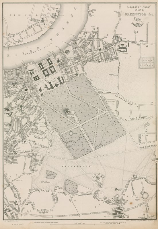 Greenwich haritası ve çevresi, Londra by English School