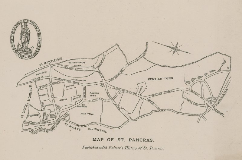 St Pancras Haritası by English School