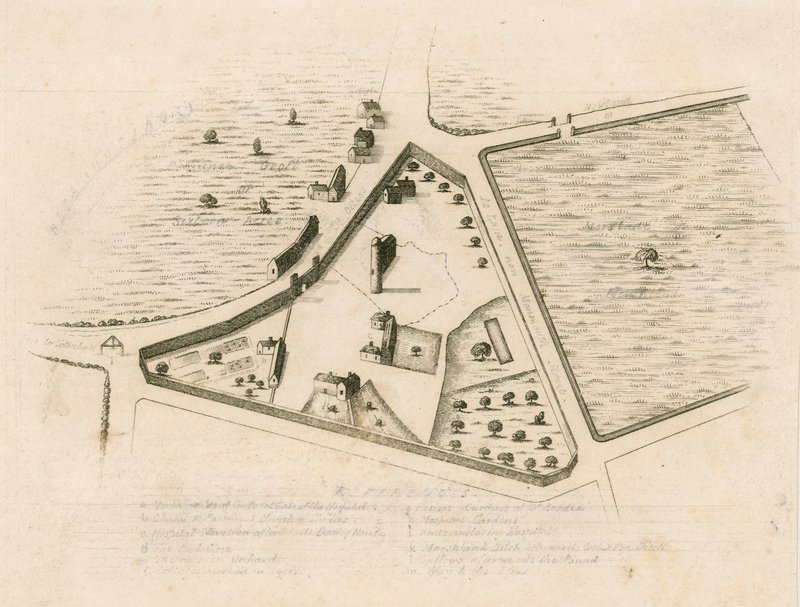 St Giles bucak Haritası Fields, Londra by English School