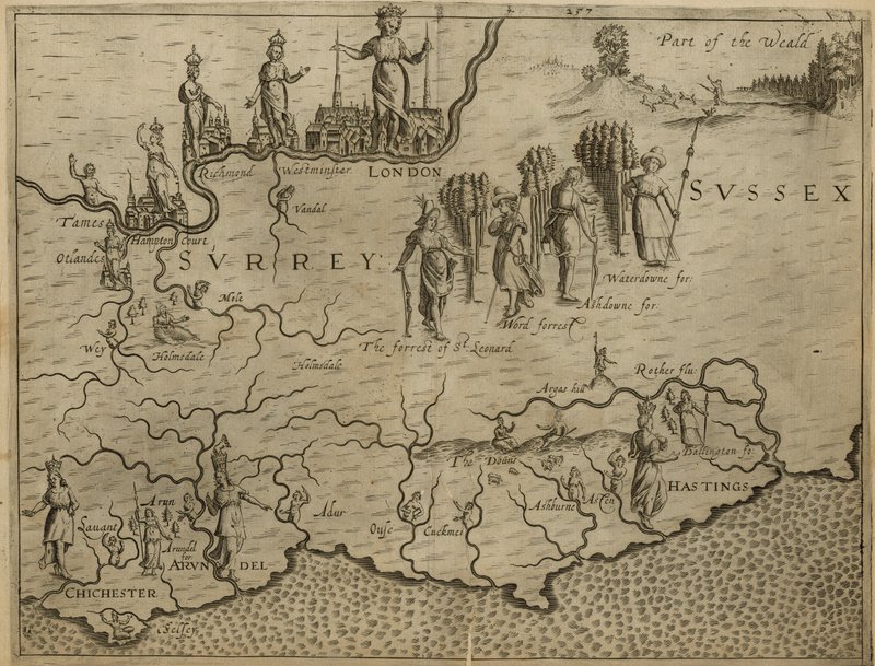 Londra, Surrey ve Sussex dahil olmak üzere İngiltere