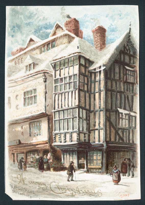 Mardol Başkanı, Shrewsbury, Noel Kartı by English School