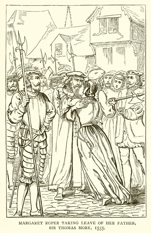 Margaret Roper, Babasından Ayrılırken, Sir Thomas More, 1535 by English School