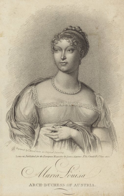 Maria-Louisa, Avusturya arşidüşesi by English School