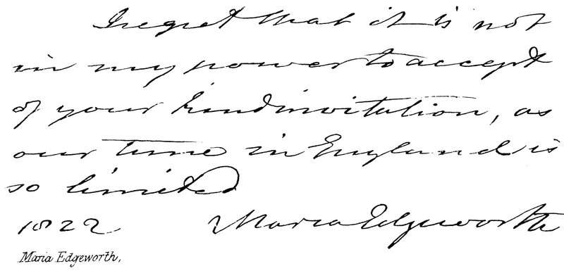 Maria Edgeworth by English School