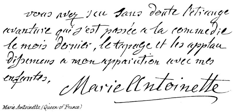 Marie Antoinette, (Fransa Kraliçesi) by English School