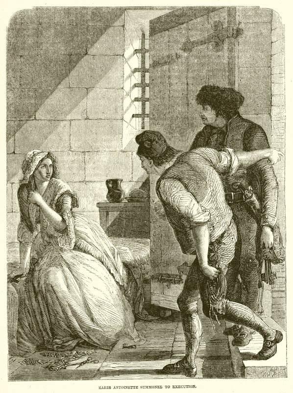 Marie Antoinette idama çağrıldı by English School